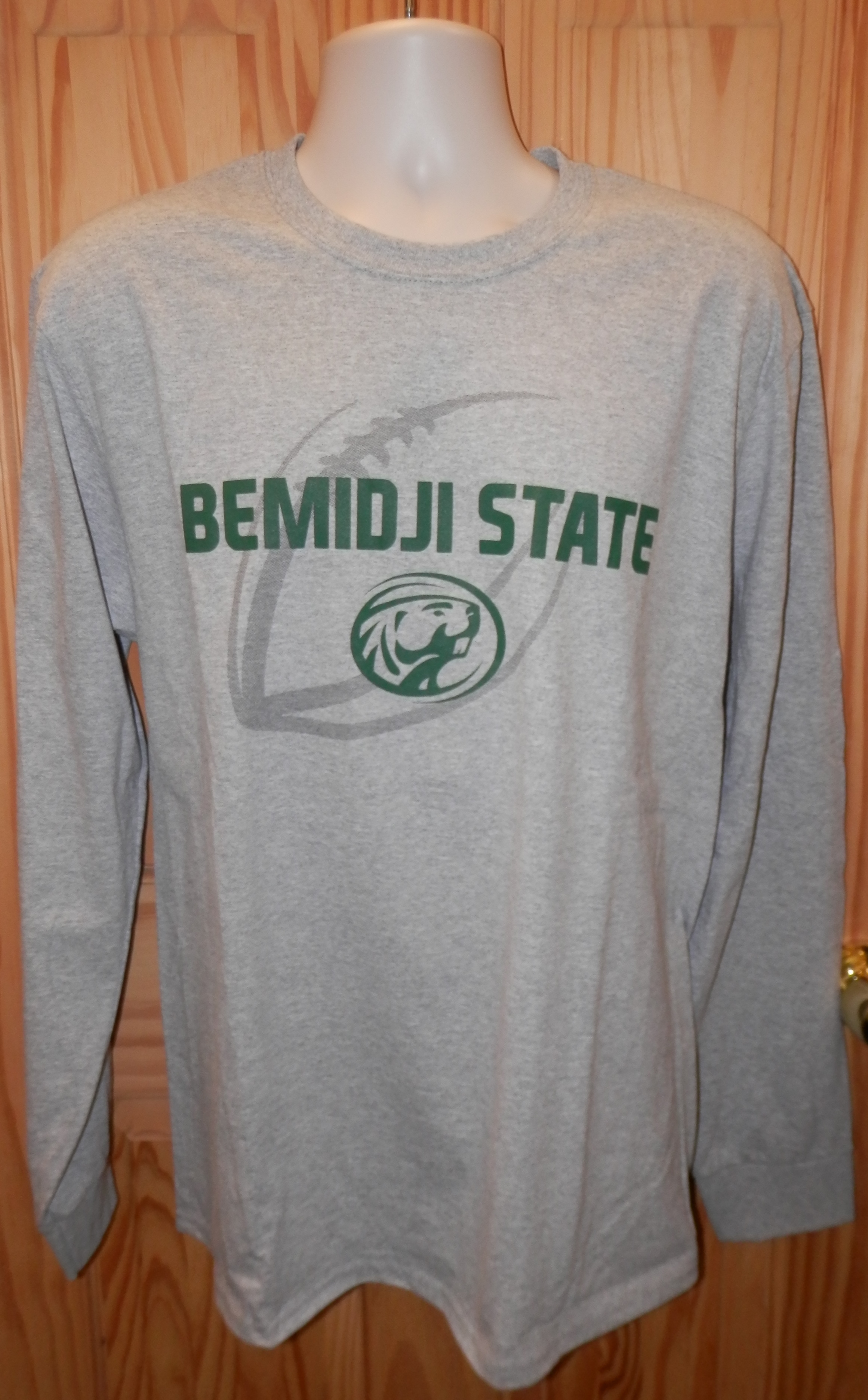 Bemidji State Football Silhouette Long Sleeve T-shirt